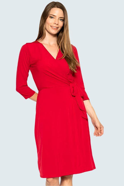 Midi 3/4 Sleeve Dress