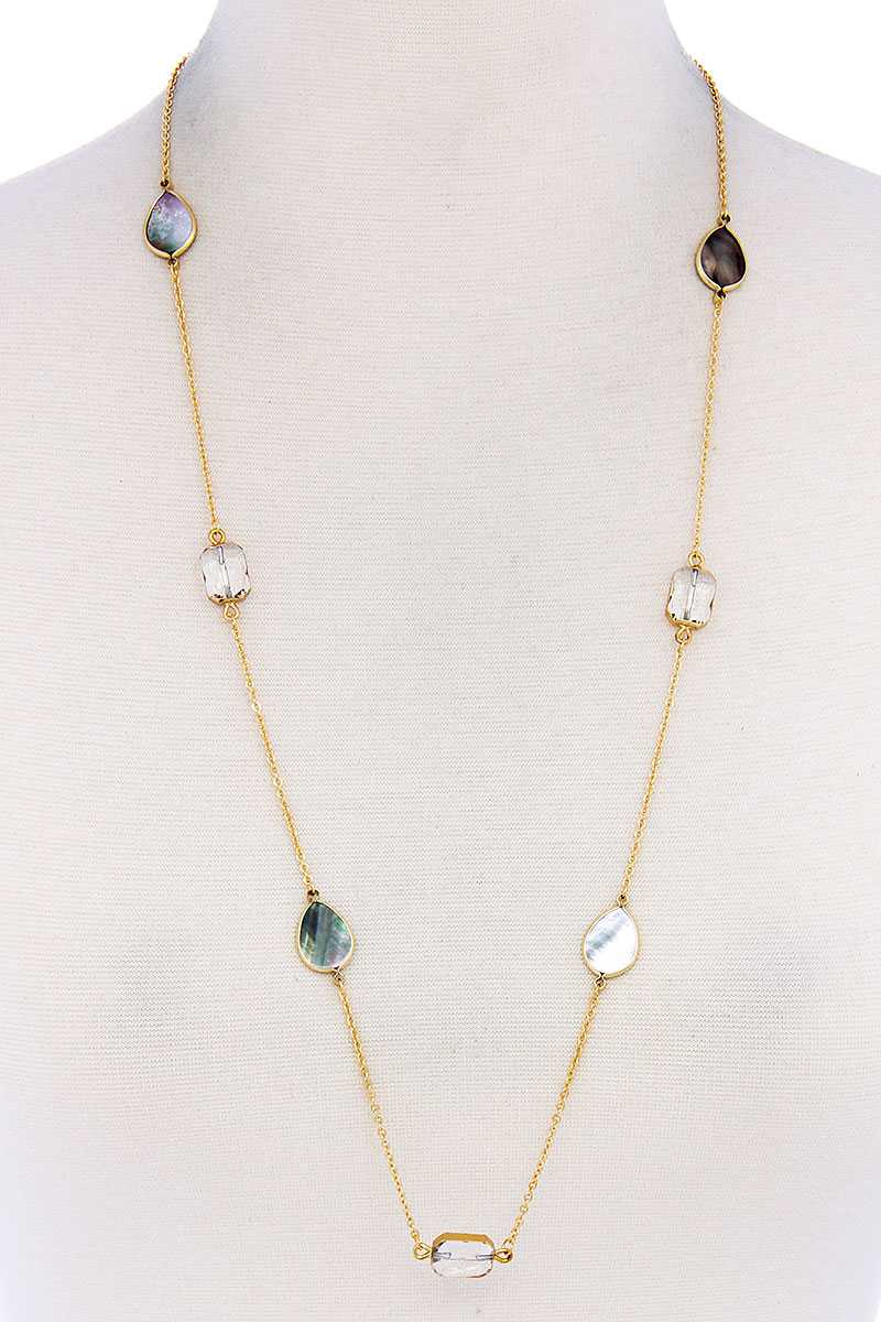 7 Stones Trendy Necklace