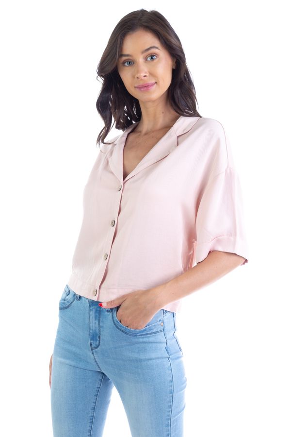 Boxy Button Down Shirt