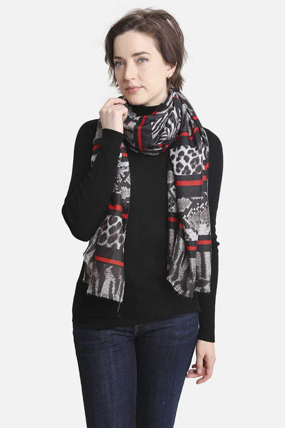 SCARVES - Fashion Animal Print Skinny Scarf