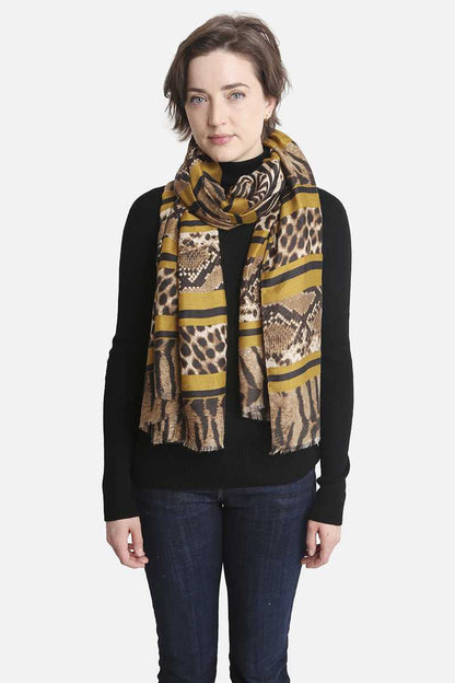 SCARVES - Fashion Animal Print Skinny Scarf