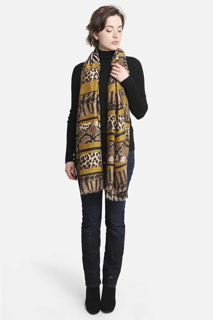 SCARVES - Fashion Animal Print Skinny Scarf