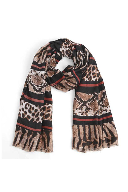 SCARVES - Fashion Animal Print Skinny Scarf