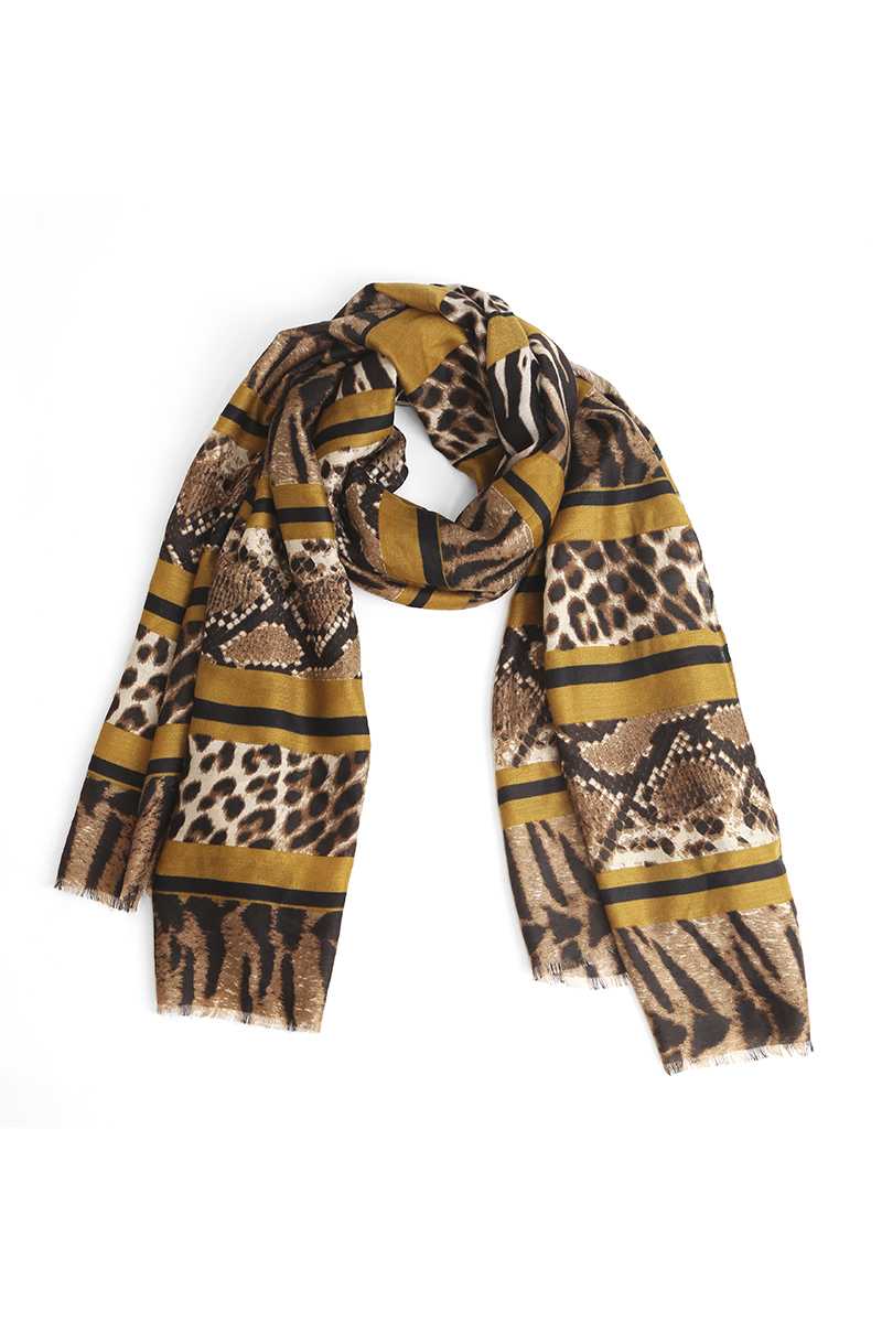 SCARVES - Fashion Animal Print Skinny Scarf