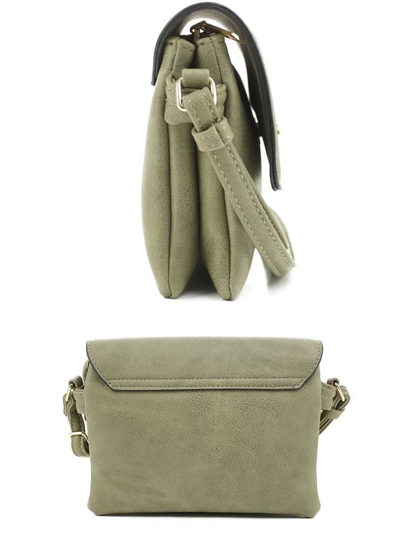 Bag - Smooth, Sleek, Colored Crossbody Style with Strap