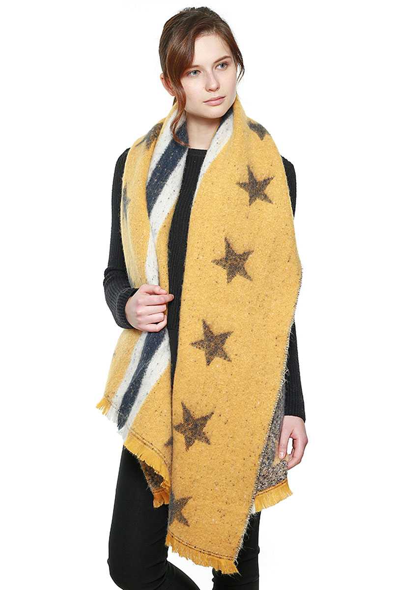 SCARVES - Stars & Stripe Oversized Scarf