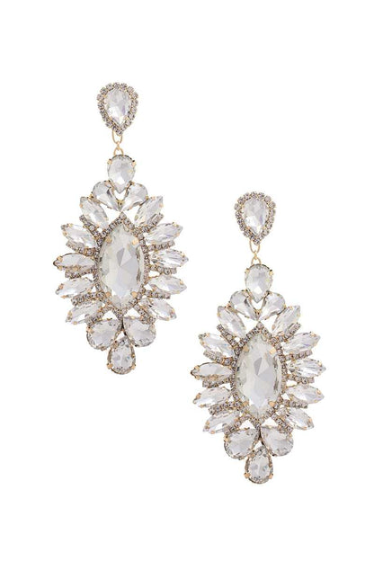 Marquise Rhinestone Dangle Earring