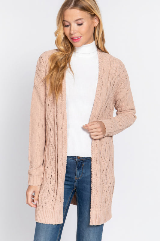 Chenille Sweater Cardigan