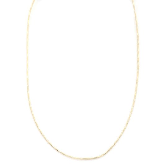 Jewelry - Necklace Sleek Thin Metal In Gold or Silver