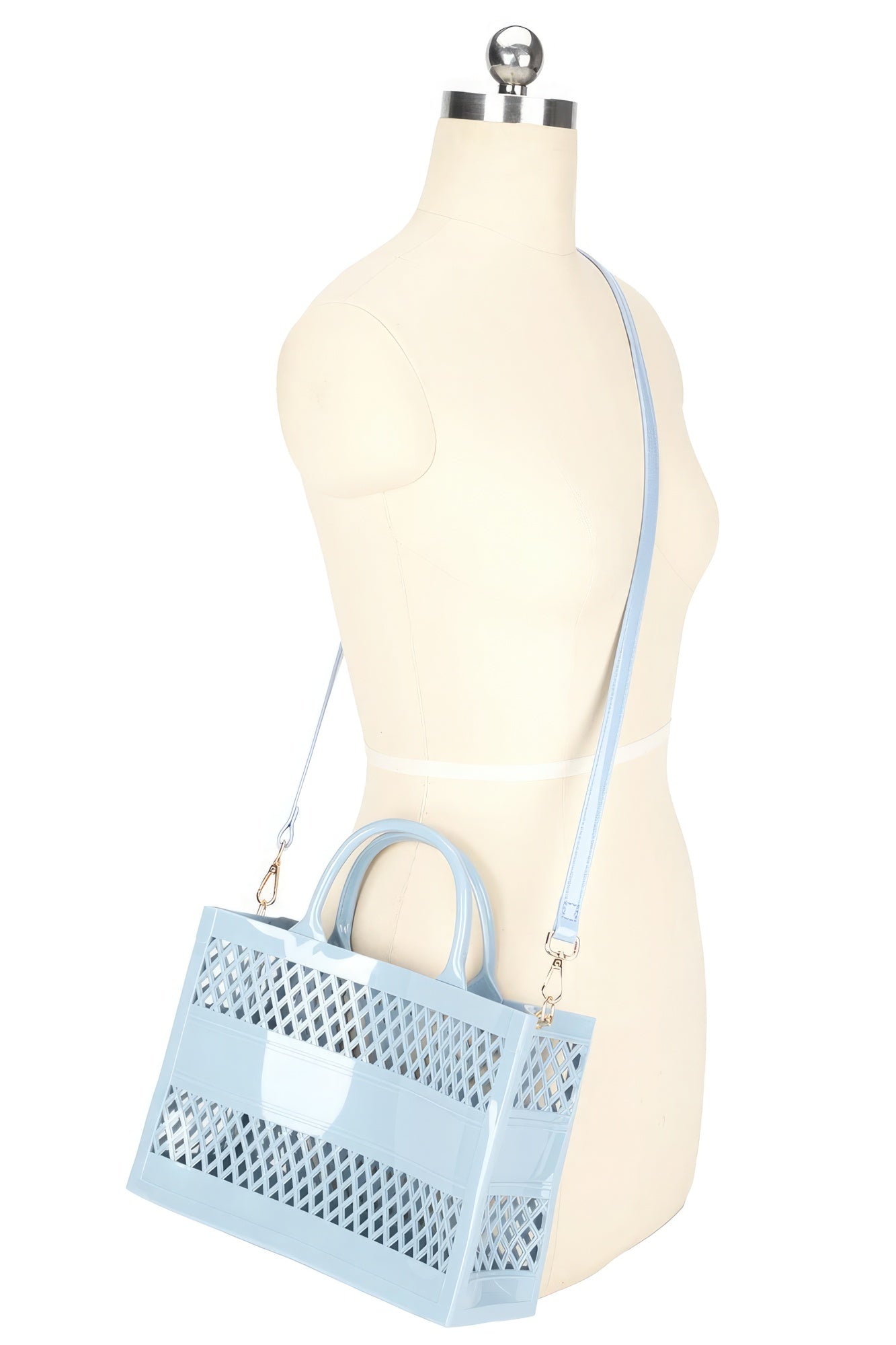 Bag - Smooth Vented Design Handle Bag and Crossbody Style