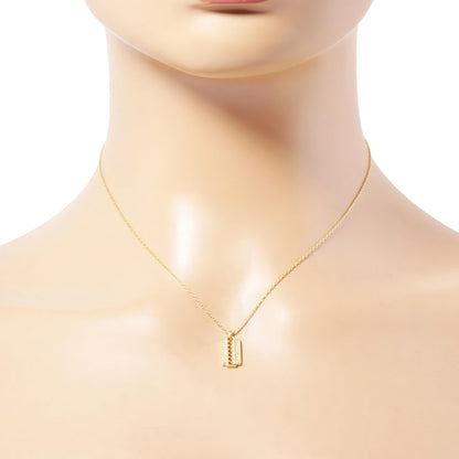 NECKLACE - Beautifully Crafted Gold Dipped Pendant Timeless Jewelry