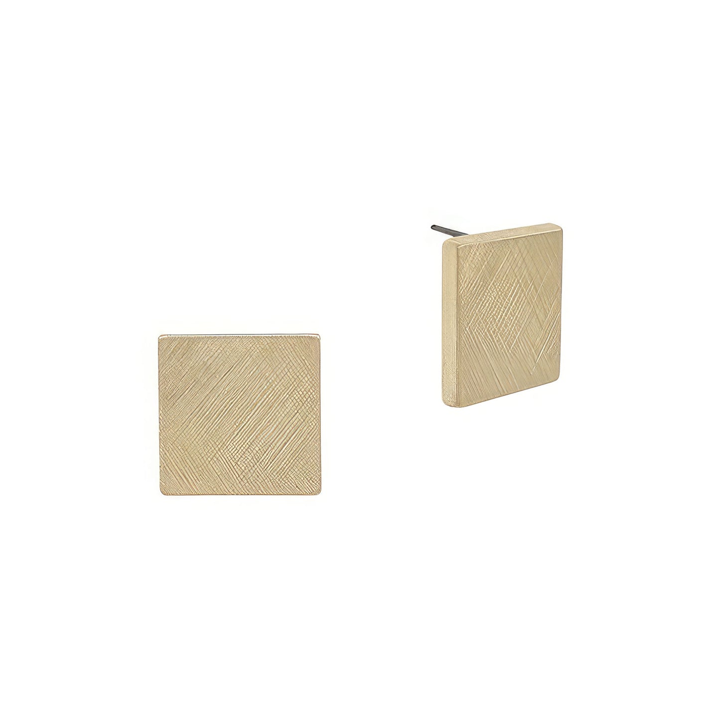 EARRINGS - 15mm Square Shaped Metal Post