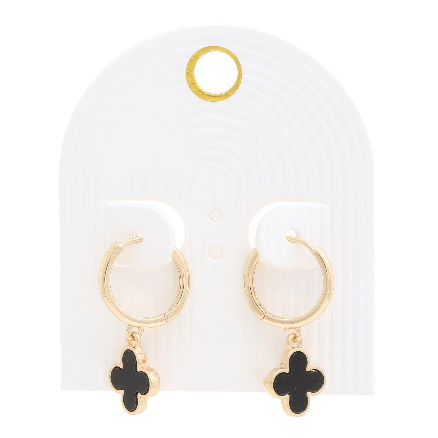 EARRINGS - Beautifully Crafted Moroccan Shape Hoop Design, Four Colors