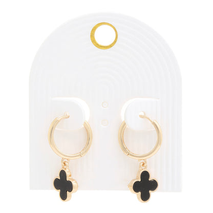 EARRINGS - Beautifully Crafted Moroccan Shape Hoop Design, Four Colors