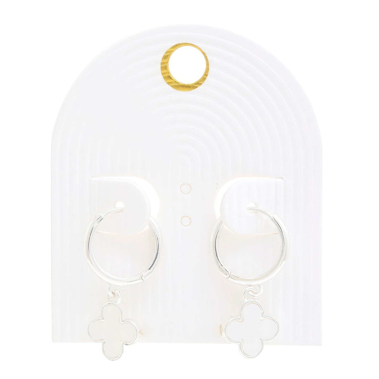 EARRINGS - Beautifully Crafted Moroccan Shape Hoop Design, Four Colors