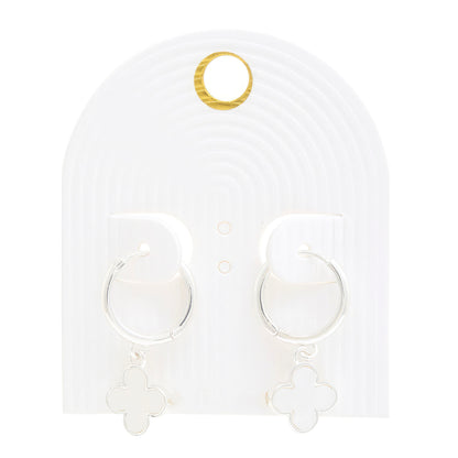 EARRINGS - Beautifully Crafted Moroccan Shape Hoop Design, Four Colors