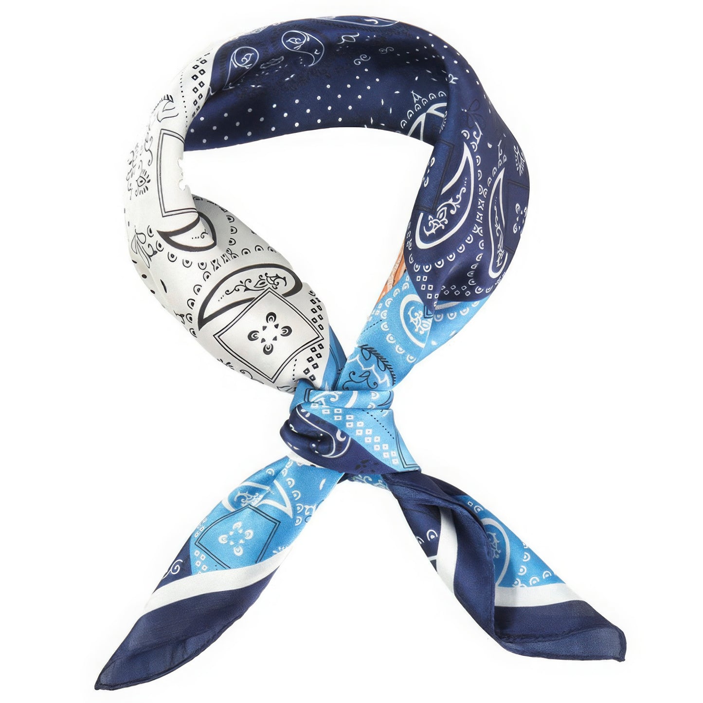 SCARVES - Paisley Dot Print Bandana