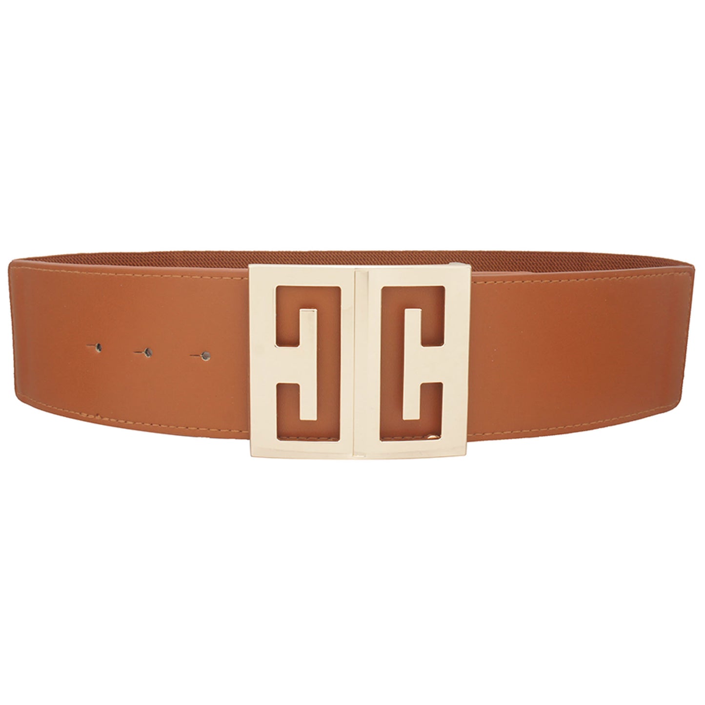 BELTS - Mirror Cut Out Square Buckle Belt