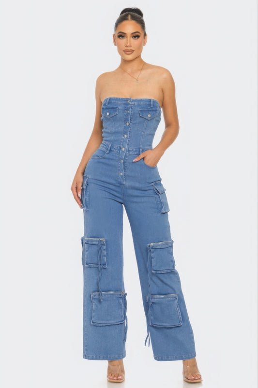 Denim - Stretch Jumpsuit