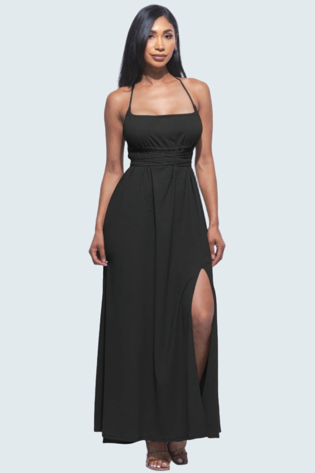 Side Slit Maxi Dress