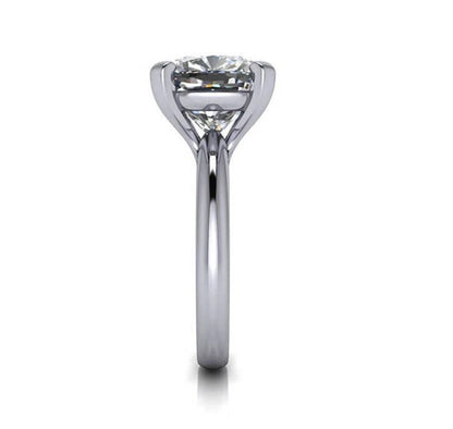 FJ RINGS - Diamond Ring Cushion Cut, .05-2.5 Carat IGI Lab Grown, 14k Gold CVD HPHT Diamond, DEF VS-VVS.