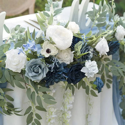 WEDDING & ACCESSORIES: Garlands Artificial Eucalyptus Garland Runner Mantle, 1.8m Silk Flowers