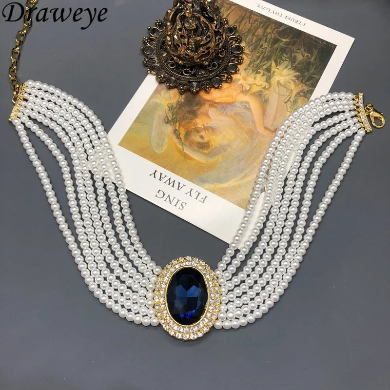 NECKLACES - Lovely pearl necklaces, vintage jewelry, and classic elegance.